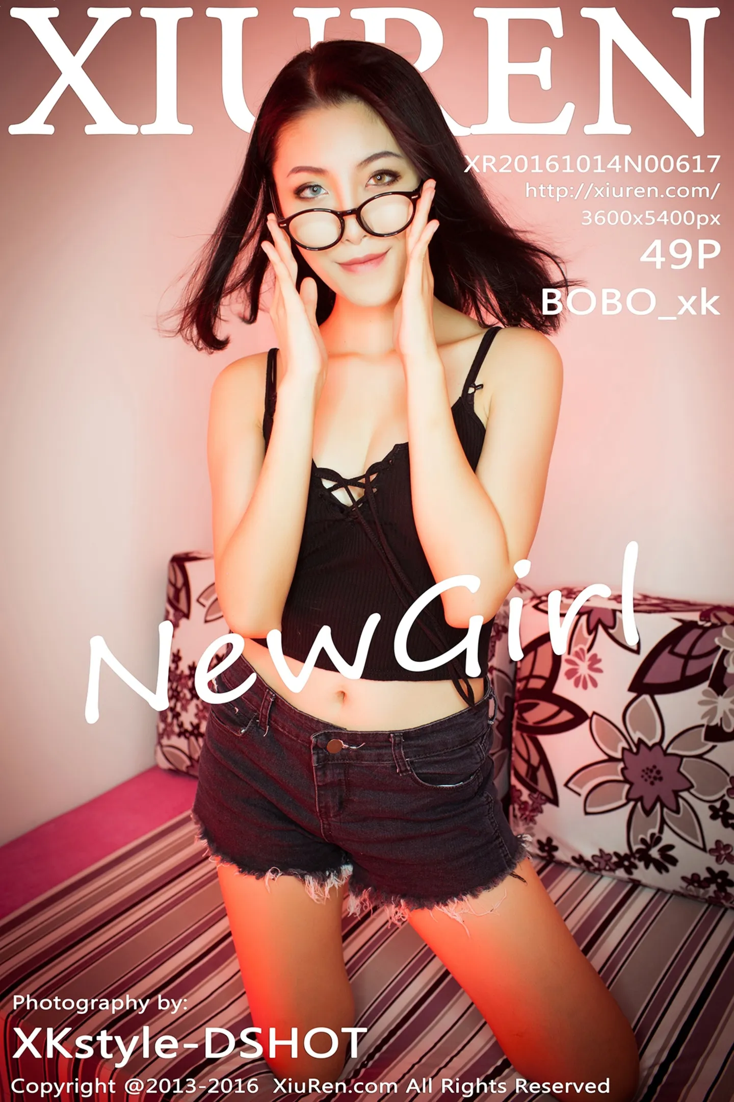 [XiuRen秀人网]No.617_嫩模BOBO_xk牛仔热裤秀完美身材狐媚双眼冷艳迷人写真49P-秀人网 - XiuRen.Xyz